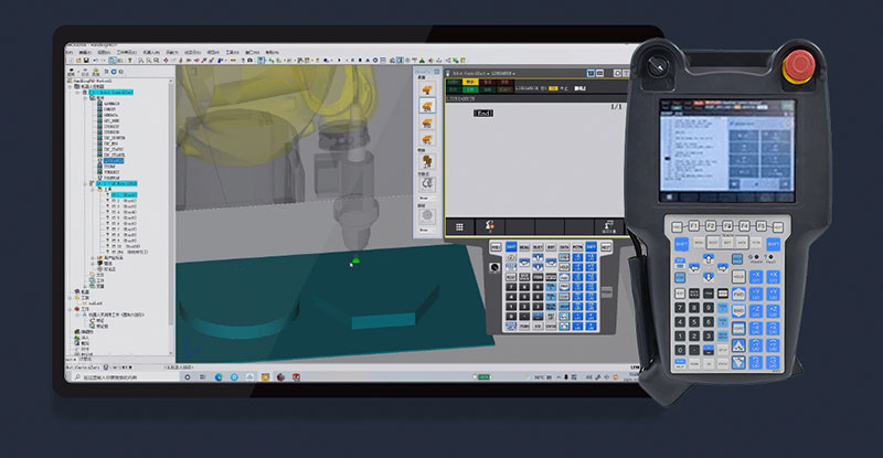 三維機(jī)器人激光切割機(jī),三維激光切割機(jī),3D激光切割機(jī),手動(dòng)示教